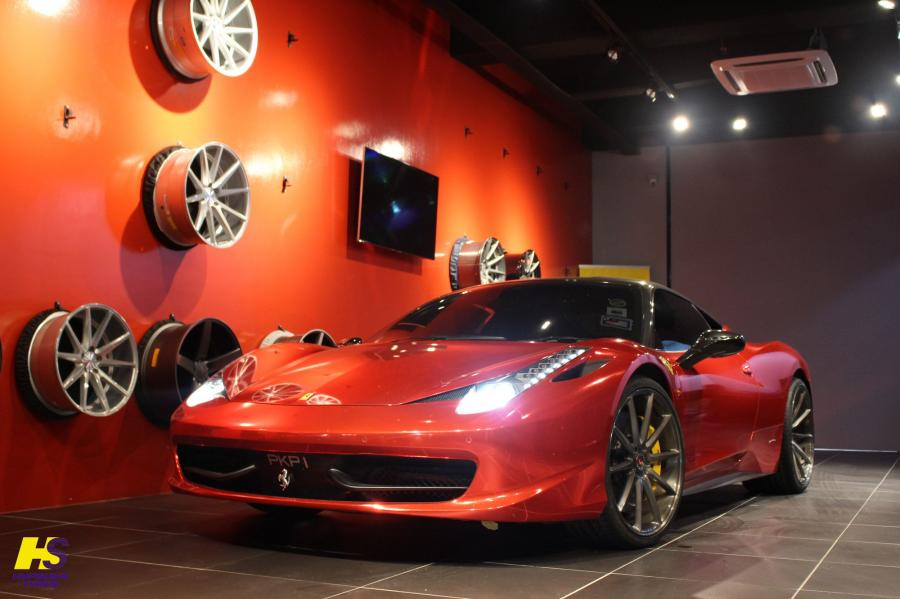  Ferrari 458 Speciale on Vossen Wheels (VPS-310) 2016 года  (фото 21 из 23)